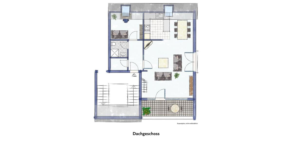 Maisonettenwohnung Bad Honnef - 2 Zimmer, 81 m&sup2;, 1.000&euro; | Angebot:25843013