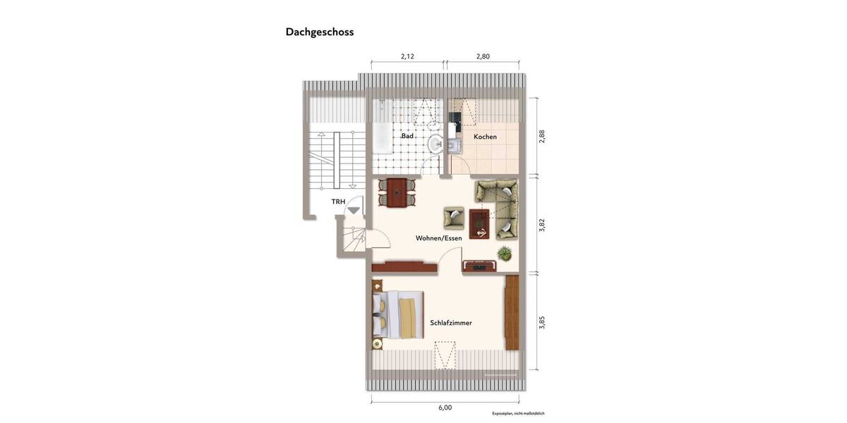 Etagenwohnung Bad Ems - 2 Zimmer, 48 m&sup2;, 79.000&euro; | Angebot:26820577