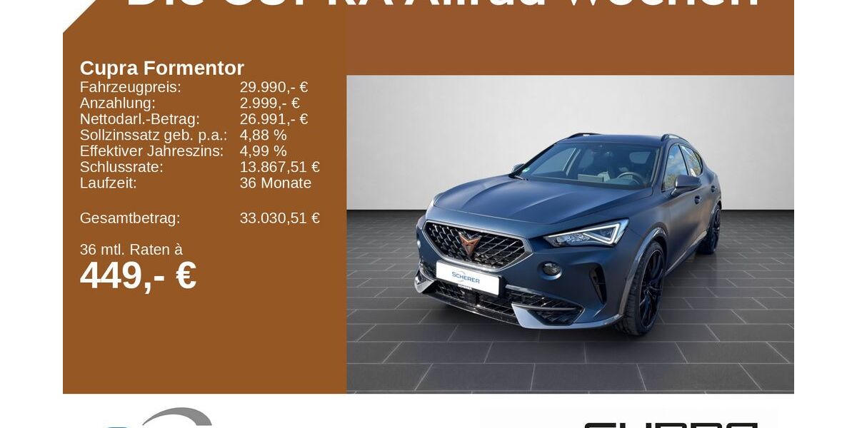 Cupra Formentor 39.984 km 29.990 &euro; Mayen 56727