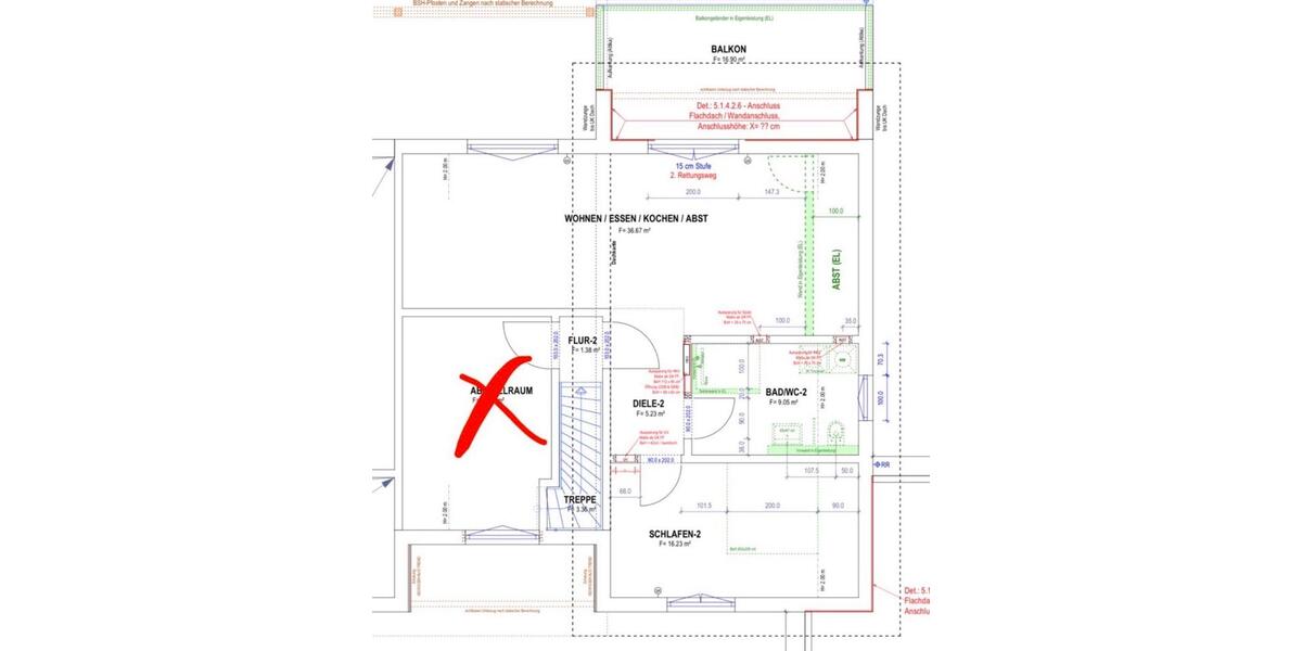 Dachgeschoßwohnung Großmaischeid - 2 Zimmer, 75 m&sup2;, 950&euro; | Angebot:24693974