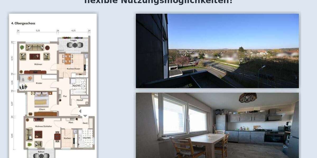 Etagenwohnung Dernbach - 4 Zimmer, 117 m&sup2;, 149.000&euro; | Angebot:25999025