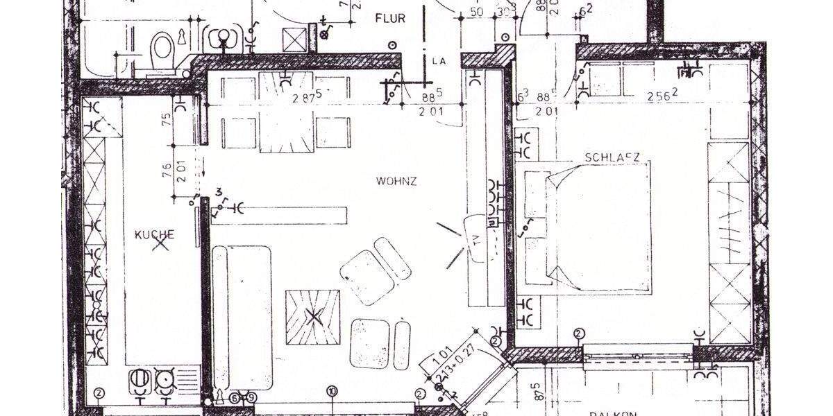 Etagenwohnung Neuwied - 2 Zimmer, 58 m&sup2;, 158.000&euro; | Angebot:25746993