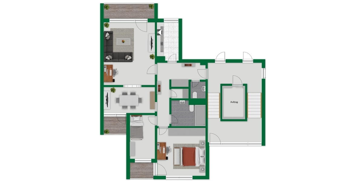 Bad Honnef: 4 Zimmer 3 Balkone keine Provision! - Etagenwohnung Bad Honnef | Angebot:25427026