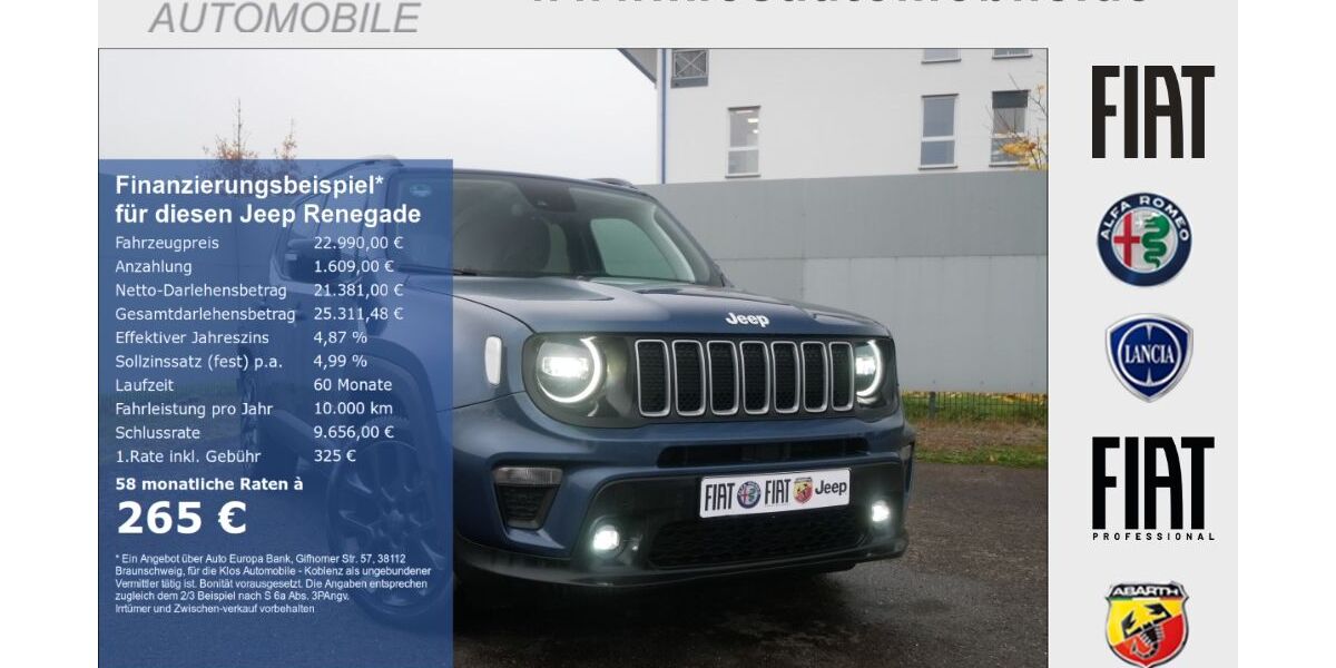 Jeep Renegade 33.763 km 22.990 &euro; Koblenz 56072