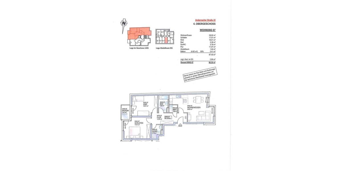 Etagenwohnung Koblenz Lützel - 3 Zimmer, 424.700&euro; | Angebot:25822118