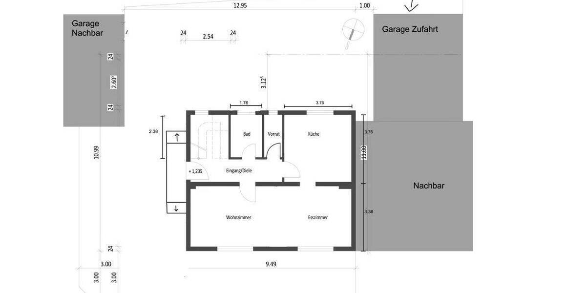 Reihenendhaus Niederwerth - 4 Zimmer, 114 m&sup2;, 449.000&euro; | Angebot:26730809