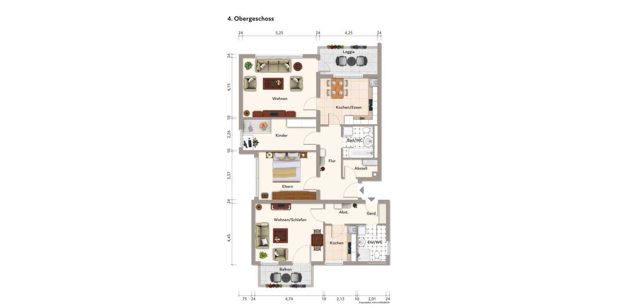 Etagenwohnung Dernbach - 4 Zimmer, 116 m&sup2;, 149.000&euro; | Angebot:25997787
