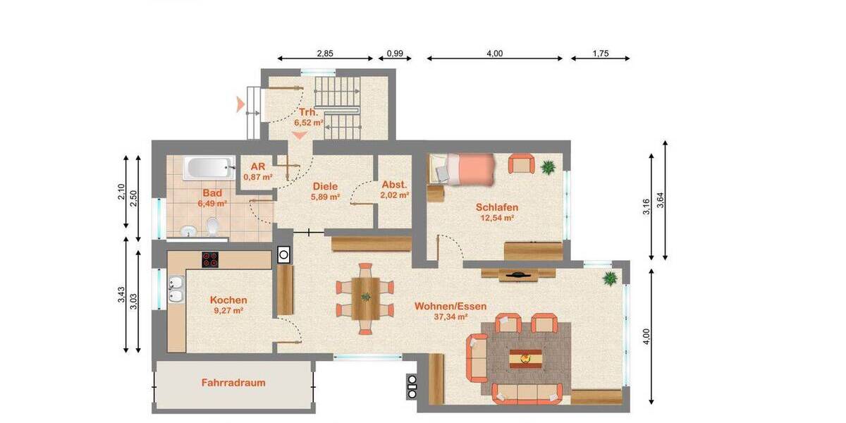 Mehrfamilienhaus, Wohnhaus Unkel - 6 Zimmer, 210 m&sup2;, 475.000&euro; | Angebot:25815429