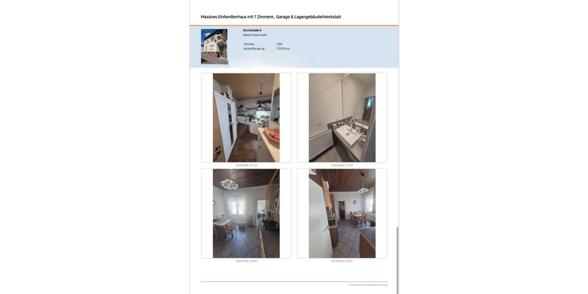 Einfamilienhaus Mogendorf - 7 Zimmer, 170 m&sup2;, 185.000&euro; | Angebot:25568910